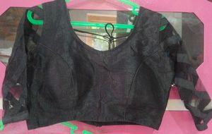 Elegant Black Saree Blouse