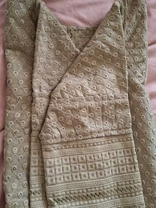 Elegant Olive Green Kurta