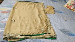 Beautiful Heavy Sari With Blouse