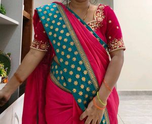 Elegant Pink Saree