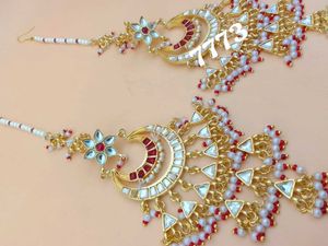 Royal Kundan Kaanchain Earrings