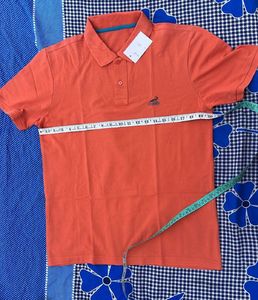 CROCODILE Premium Orange Shirt 🔥**  *(40" Chest)