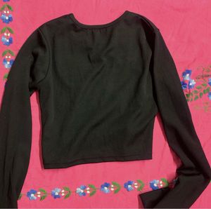 Cutout Long Sleeve Top