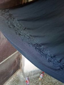 Black Nida Silk Abaya