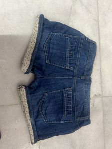 Blue Denim Shorts