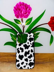 Cow Print iPhone Case For 13,14,15 Pro Glass Cover