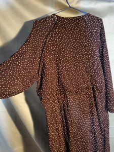 Vintage Polka Dot Midi Dress