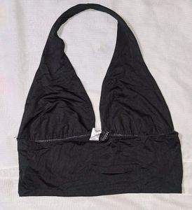Black Halter Top