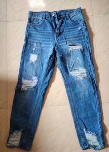 Ripped Denim Jeans