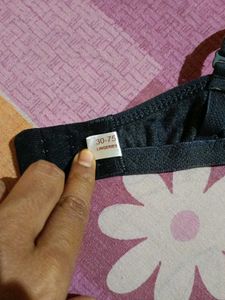 Charcoal Black Bra