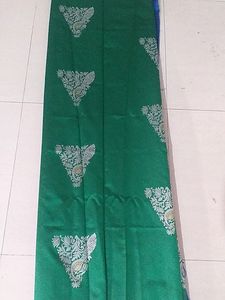 Green Blue Kathpadar Saree