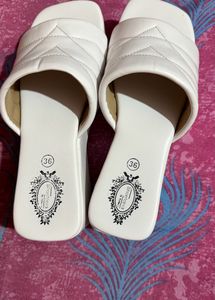 White Wedge Heels
