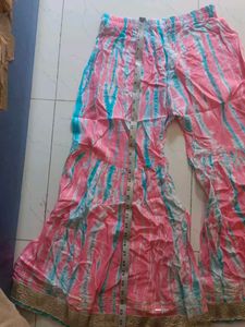 Pink Floral Kurta Set