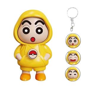 Face changing Shinchan keychain