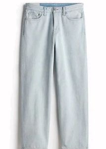 Light Wash Straight Leg Jeans