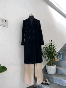 Navy Blue Long Coat