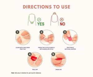 Sanfe Instant Round Press On Nails (French Tip)