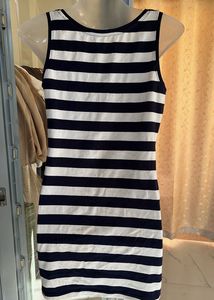 Striped Casual Tank Dress