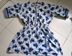 Floral Print trendy short kurti
