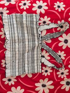 Chic Striped Crop Top