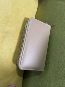 Brand New Venessa Tan Lace Clutch