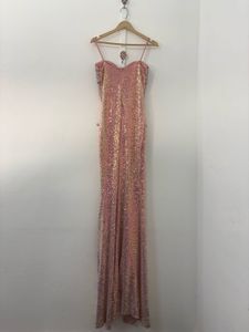 Luxury Sequin Slit Gown