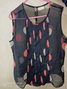 Lavender Transparent Top