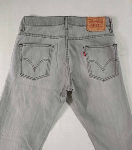 Levi&#39;s 511 Grey Cotton Jeans