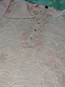 Pink Embroidered Kurta Set