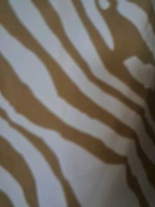 Zebra Print One Shoulder Top