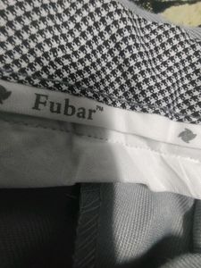 100% Premium GREY FUBAR Formal Men Pant
