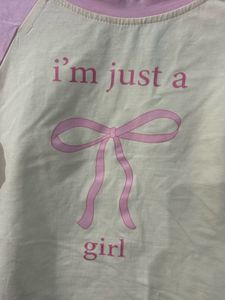 Just A Girl Cropped Tee