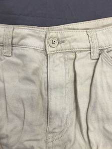 Trendy Beige Cargo Pants