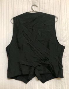 Petites Red Printed Waistcoat