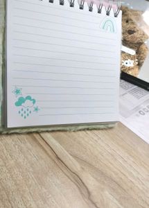 Pastel Fuzzy Kitty Notebook