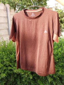 Adidas Brown Sports Tshirt