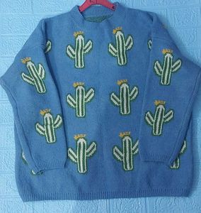Cactus Print Sweater