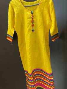 Yellow Kurti