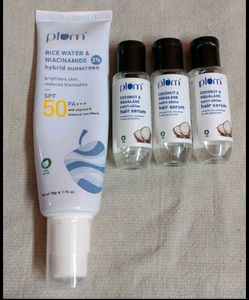 Suncream & Hair Serum