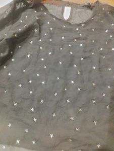 Forever 21 Sparkle Sheer Top