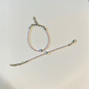Beaded Initial Bracelet [Customisable]