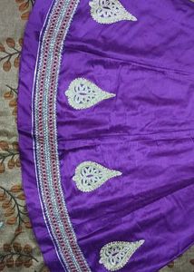 Purple Ethnic Skirt