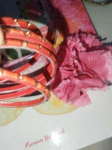 Red &amp; Gold Bangle Set