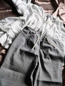 Combo Pure Cotton To With Check Print Pants