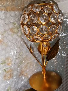 Metal Candle Holder Pack Of 2 Decorative Item
