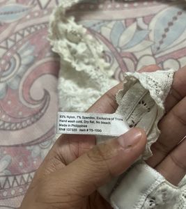 White Lace Halter Bralette