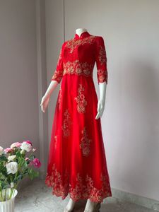 Exquisite Luxe Red Gown