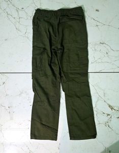 Olive Green Cargo Pants Woman