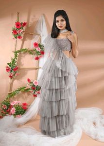 Jannat Zubair Ruffle Dress