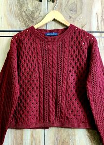Maroon Sweater Size-42-44